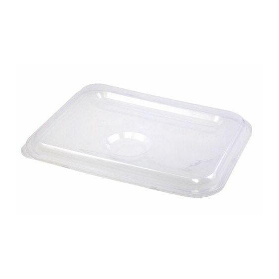 Couvercle polypropylène pour plateau 5 compartiments inox - par 12 Couvercle polypropylène pour plateau 5 compartiments inox - par 12