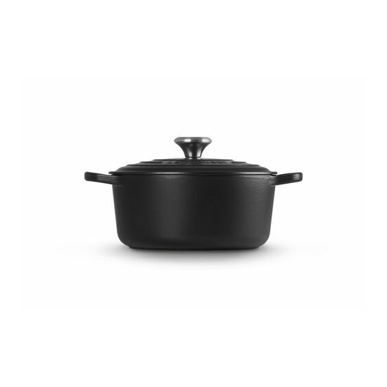 Cocotte fonte signature ronde noire Le Creuset ø 24 cm Cocotte fonte signature ronde noire Le Creuset ø 24 cm
