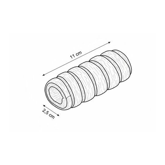 Feuilleté roulé à la margarine ø 2,5 x 11 cm - par 75 Feuilleté roulé à la margarine ø 2,5 x 11 cm - par 75