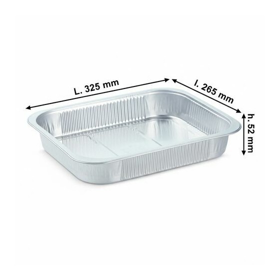 Barquette aluminium lisse Ready2Cook 3425 ml - par 70 Barquette aluminium lisse Ready2Cook 3425 ml - par 70
