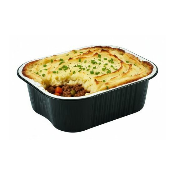 Barquette aluminium noir lisse Ready2Cook 579 ml - par 150 Barquette aluminium noir lisse Ready2Cook 579 ml - par 150