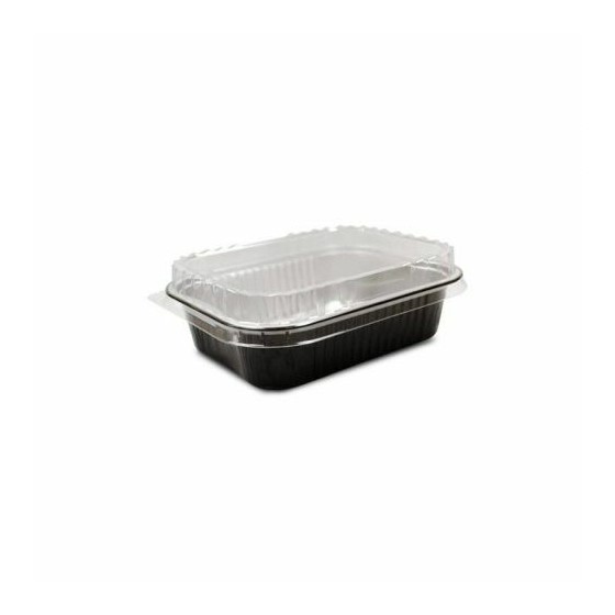 Barquette aluminium noir lisse Ready2Cook 725 ml - par 110