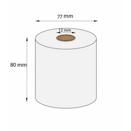 Bobine thermique continu 80 x 77 x 12 mm - par 50