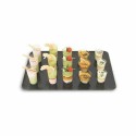 Plateau traiteur carton noir 25 x 34 cm - par 25