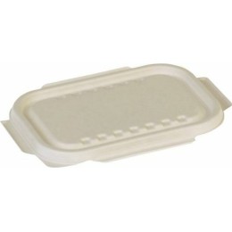 Couvercle bagasse pour barquettes bagasse 850 ml et 1000 ml - par 125