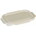 Couvercle bagasse pour barquettes bagasse 850 ml et 1000 ml - par 125