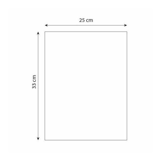 Papier thermoscellable noir 60 g/m² feuilles 33 x 25 cm - par 10 kg