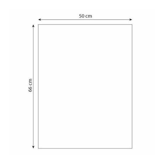 Papier thermoscellable noir 60 g/m² feuilles 66 x 50 cm - par 10 kg