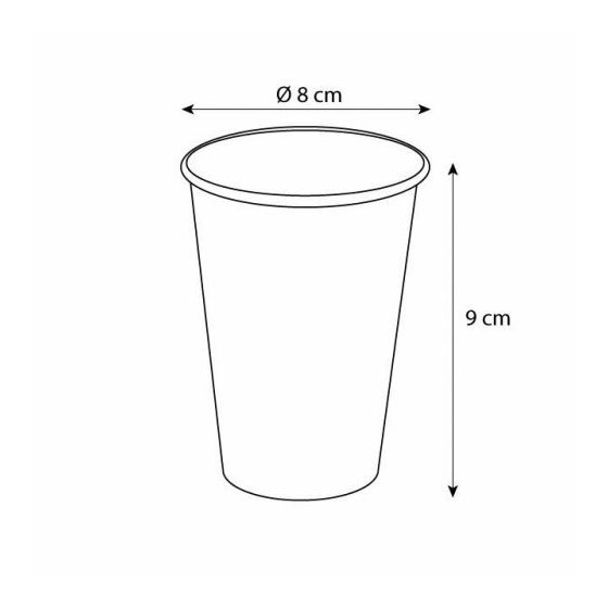 Gobelet à café en carton 240 ml - par 50 Gobelet à café en carton 240 ml - par 50