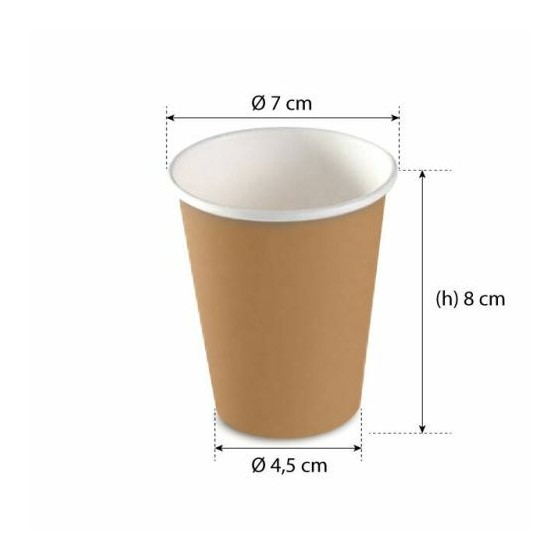 Gobelet à café en carton 170 ml - par 100 Gobelet à café en carton 170 ml - par 100
