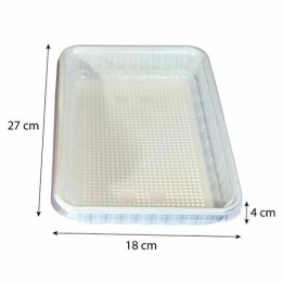 Barquette plastique à brochettes 120 cl - par 320