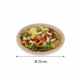 Assiette carton kraft ø 230 mm - par 50