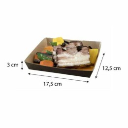 Assiette rectangle carton 17,5 x 12,5 x 3 cm - par 200