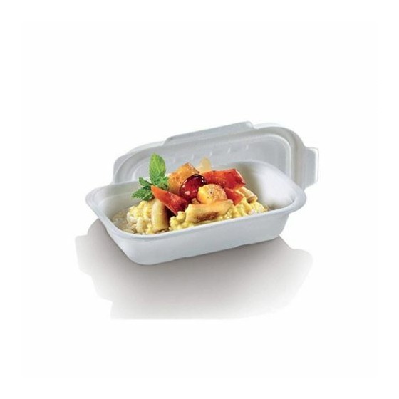Barquette bagasse 500 ml - par 125 Barquette bagasse 500 ml - par 125