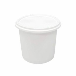 Pot plastique PP avec couvercle 500 ml - par 250