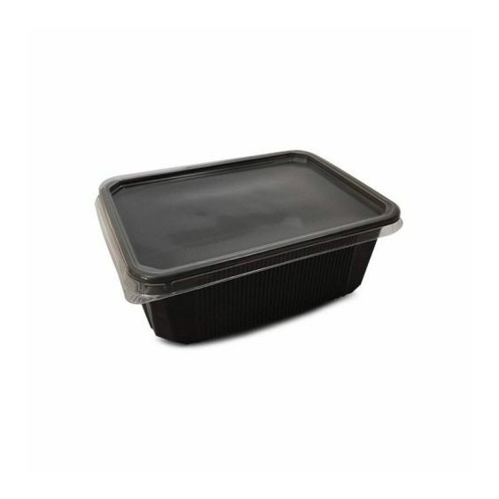 Barquette scellable noir PROChef PP 1000 ml - par 300 Barquette scellable noir PROChef PP 1000 ml - par 300