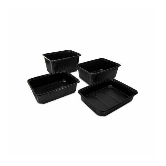 Barquette scellable noir PROChef PP 500 ml - par 300 Barquette scellable noir PROChef PP 500 ml - par 300