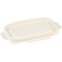 Couvercle bagasse pour barquettes bagasse 500 ml et 650 ml - par 125