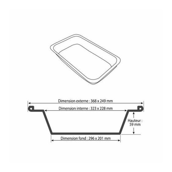 Barquette aluminium cuivrée 4000 ml - par 100 Barquette aluminium cuivrée 4000 ml - par 100
