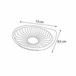 Barquette pour steak haché ovale blanche - par 2500