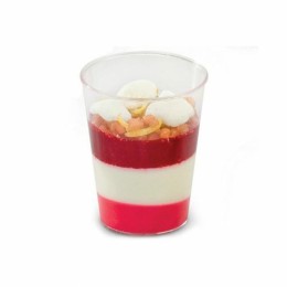 Petite verrine plastique ronde transparente 50 ml - par 1440