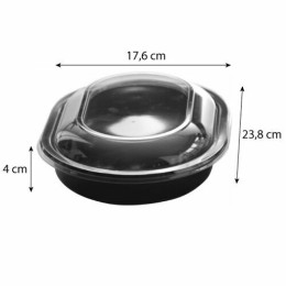 Boite CPET spécial four + couvercle 100 cl - par 30