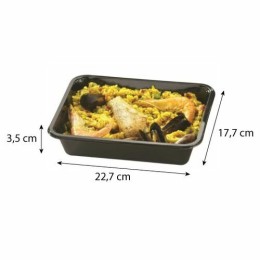 Barquette CPET scellable noire 100 cl - par 320