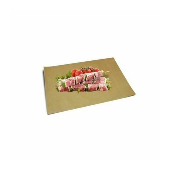 Papier thermoscellable kraft 50 g/m² feuilles 33 x 25 cm - par 10 kg