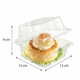 Boite Cristal Patipack 1 bouchée PET - par 405