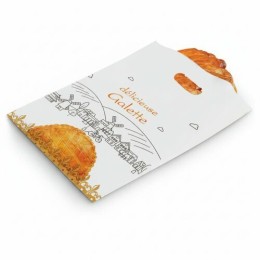 Sac à galette ingraissable "délicieuse galette" 30 x 35 x 3 cm - par 100