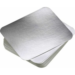 Opercule aluminium carton pour barquette 930 ml - par 50