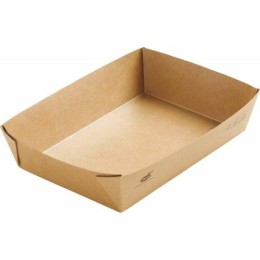 Barquette viking kraft brun biodégradable 1100 ml - par 300