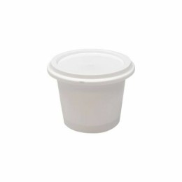 Pot plastique PP avec couvercle 125 ml - par 250