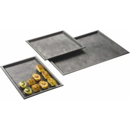 Plateau texturé ardoise ps noir 29,5 x 19,5 cm - par 10