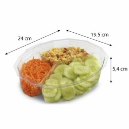 Boite Multipack PET 3 compartiments 105 cl - par 200