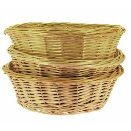 Corbeille ronde Naturys osier ø 30 x 10 cm - par 8