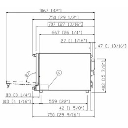 Four à convection Unox Domenica XF043