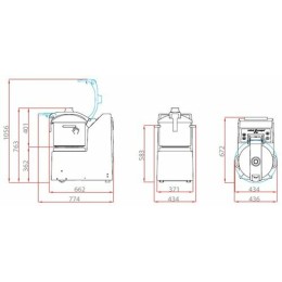 Cutter vertical de sol R20 400V triphasé