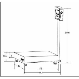 Balance Defender 3000 Standard non étanche 60 kg / 10 g