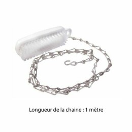 Chaine inox pour brosse à ongles 100 cm