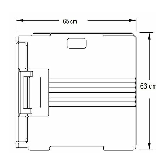 Conteneur isotherme UPC400 Cambro 57 L