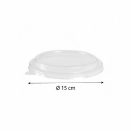 Couvercle transparent pot à salade 500 ml et 1000 ml - par 50