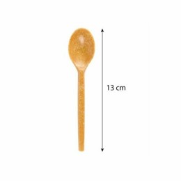 Cuillère à dessert réutilisable fibre de bois 13 cm - par 100