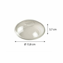 Couvercle RPET pour mini assiette bagasse ø 130 mm - par 100