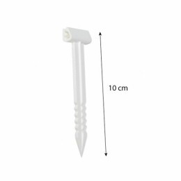 Pique large blanc 10 cm pour étiquette Edikio - par 25