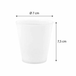 Gobelet réutilisable PP blanc 18 cl - par 20