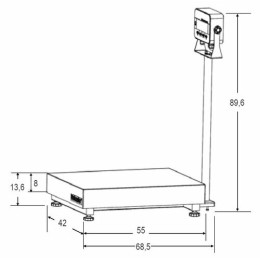 Balance Defender 3000 Inox étanche 60 kg / 10 g
