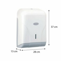 Distributeur essuie-mains abs blanc