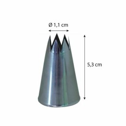 Douille cannelée D8 8 dents inox ø 1 cm