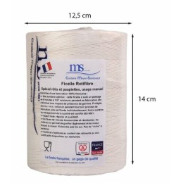 Ficelle de cuisson Rotifibre viscose 2TE blanc - par 1kg